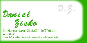 daniel zisko business card